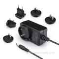 24V1A verwisselbare pluggen AC DC Power Adapter